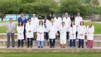 Fifteen members of the lung transplantation team